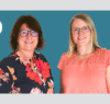 Dr. Britta Unruhe-Knauf und Vanessa Schneider, Collage von wei Porträtfotos für einen Beitrag über Seltene Erkrankungen