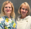 Katharina Schmidtke (l.), Vorstandsvorsitzende und Martina Gripp, Vorständin der Healthcare Frauen.