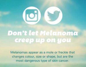 Ein Beispiel für eine gelungene (und Cannes-Lions-prämierte) Instagram-Kampagne in der Healthcare-Branche ist "Melanoma Likes Me" - ein von "Melanoma Patients Australia" kreiertes Profil interagierte mit allen Sonnenjüngern auf der Plattform.