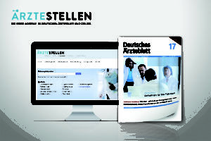 ÄRZTESTELLEN ist die erste Adresse für Ärzte auf Stellensuche. Die Stellenanzeigen erscheinen im Deutschen Ärzteblatt sowie auf aerztestellen.de.