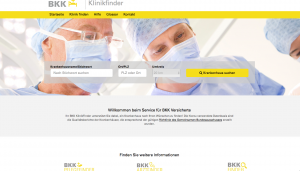 Das Portal Klinikfinder der BKK zeigt Bewertungen von Patienten